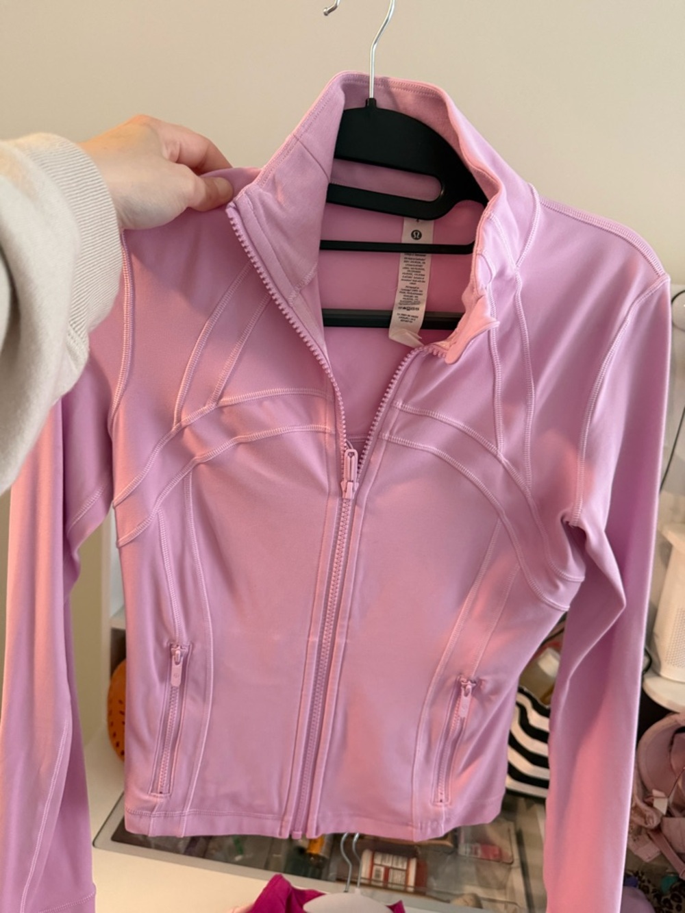 lululemon athletica Light Pink Full-Zip Active Jacket